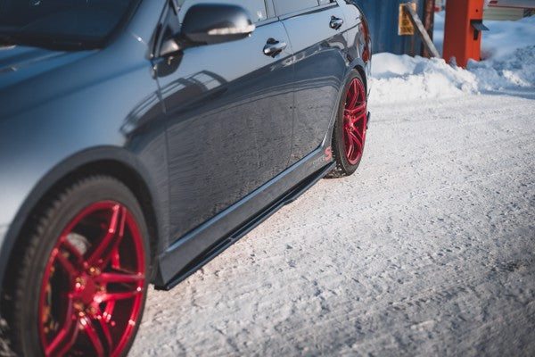 Maxton Side Skirts Diffusers V.2 Honda Accord Mk7 Type-S - Gloss Black