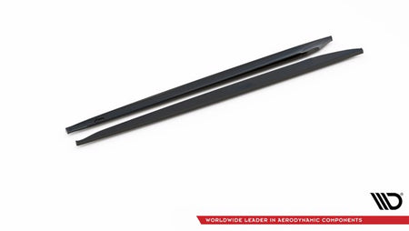 Maxton Side Skirts Diffusers Porsche 911 Carrera / Carrera Gts 997 Facelift - Gloss Black