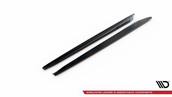 Maxton Side Skirts Diffusers Porsche 911 Carrera / Carrera Gts 997 Facelift - Gloss Black