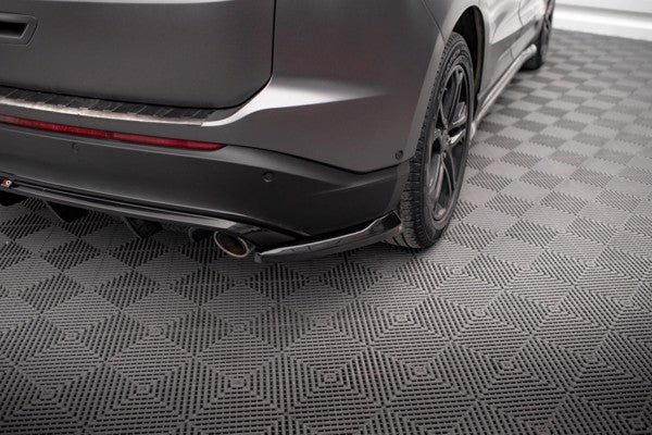 Maxton Rear Side Splitters V.2 Ford Edge Mk2 - Gloss Black