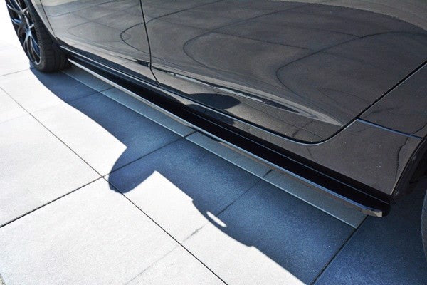 Maxton Side Skirts Diffusers Volvo V60 Polestar Facelift - Gloss Black