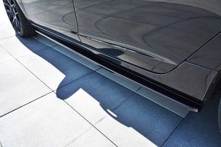 Maxton Side Skirts Diffusers Volvo V60 Polestar Facelift - Gloss Black