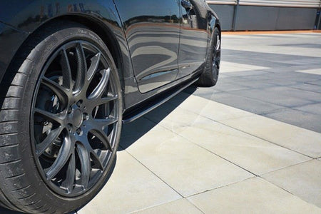 Maxton Side Skirts Diffusers Volvo V60 Polestar Facelift - Gloss Black