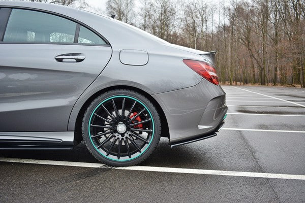 Maxton Rear Side Splitters Mercedes-Benz Cla C117 Amg-Line Facelift - Gloss