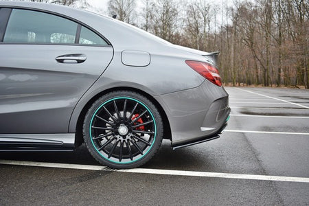 Maxton Rear Side Splitters Mercedes-Benz Cla C117 Amg-Line Facelift - Gloss