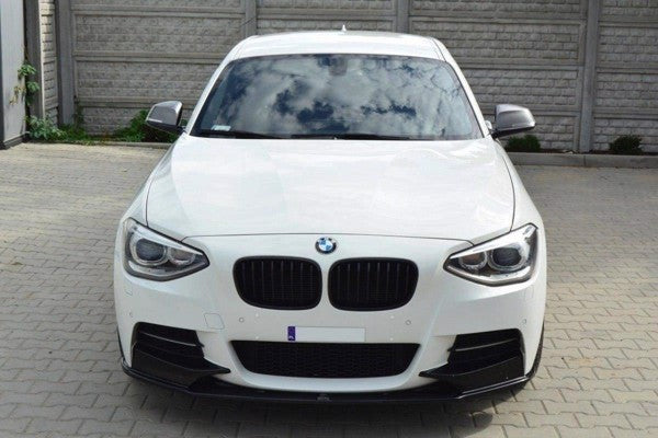 Maxton Front Splitter BMW 1 F20/F21 M-Power (Preface) - Gloss Black