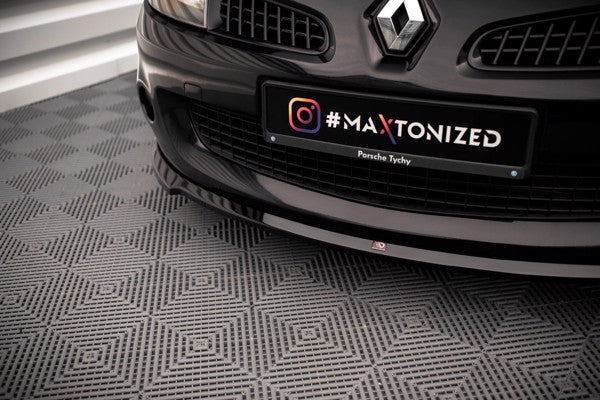 Maxton Front Splitter Renault Clio Iii RS - Gloss Black