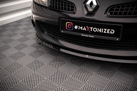 Maxton Front Splitter Renault Clio Iii RS - Gloss Black