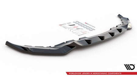 Maxton Front Splitter V.3 BMW X7 M G07 - Gloss Black