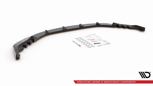 Maxton Front Splitter V.3 BMW M4 G82 - Gloss Black