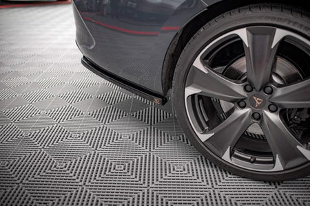Maxton Rear Side Splitters Cupra Leon St - Gloss Black