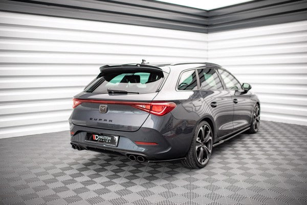 Maxton Rear Side Splitters Cupra Leon St - Gloss Black