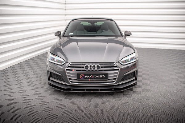 Maxton Street Pro Front Splitter Audi A5 S-Line / S5 Coupe / Sportback F5 - Black