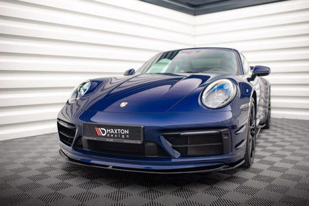 Maxton Front Splitter V.1 Porsche 911 Carrera Aero 992 - Gloss Black