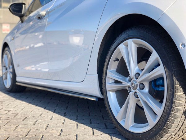 Maxton Side Skirts Diffusers Opel Astra K Opc-Line - Gloss Black
