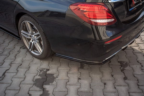 Maxton Rear Side Splitters Mercedes-Benz E43 Amg / Amg-Line W213 - Gloss Black
