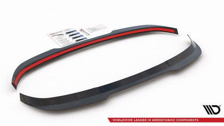 Maxton Spoiler Cap For BMW 1 F40 M-Pack - Gloss Black