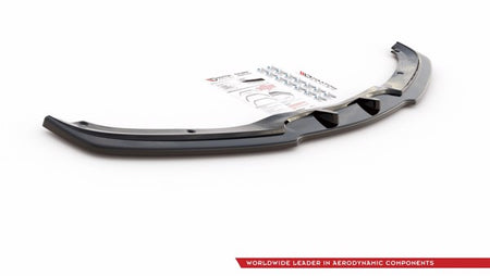 Maxton Front Splitter  V.2 BMW 3 E90/E91 Facelift - Gloss Black