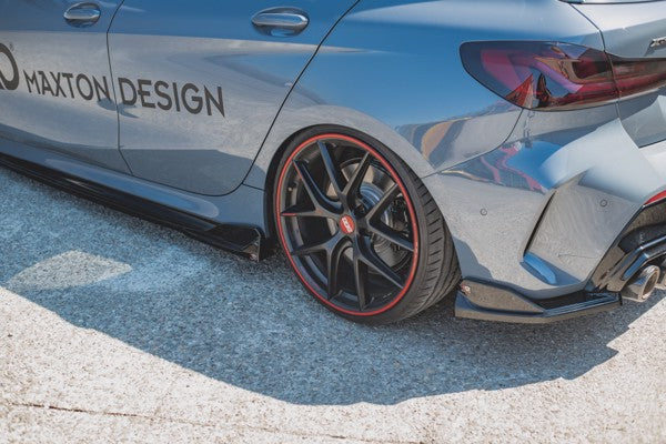 Maxton Side Skirts Diffusers V.3 For BMW 1 F40 M-Pack/ M135I  - Gloss Black