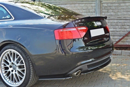 Maxton Spoiler Cap Audi S5 / A5 / A5 S-Line 8T / 8T Fl Coupe - Gloss Black