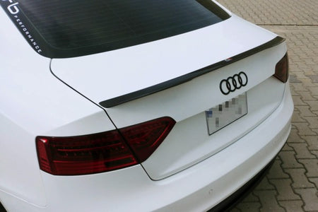 Maxton Spoiler Cap Audi S5 / A5 / A5 S-Line 8T / 8T Fl Coupe - Gloss Black