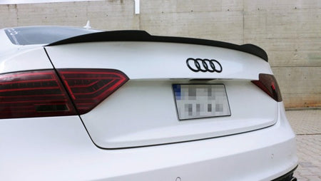 Maxton Spoiler Cap Audi S5 / A5 / A5 S-Line 8T / 8T Fl Coupe - Gloss Black