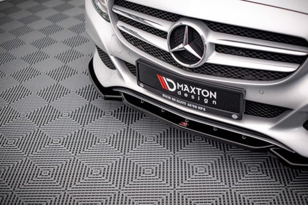 Maxton Front Splitter Mercedes-Benz C W205 - Gloss Black