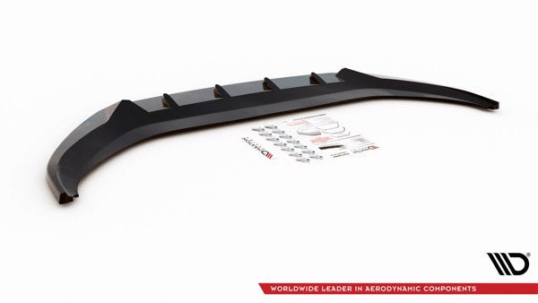 Maxton Front Splitter V.2 Volkswagen Caddy Mk5 - Gloss Black