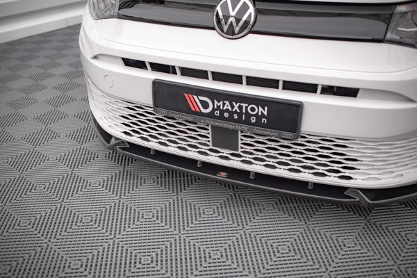 Maxton Front Splitter V.2 Volkswagen Caddy Mk5 - Gloss Black