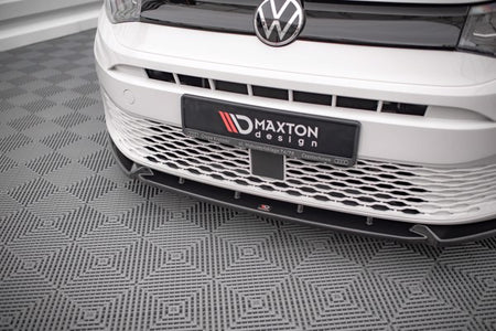 Maxton Front Splitter V.2 Volkswagen Caddy Mk5 - Gloss Black