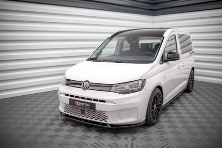 Maxton Front Splitter V.2 Volkswagen Caddy Mk5 - Gloss Black