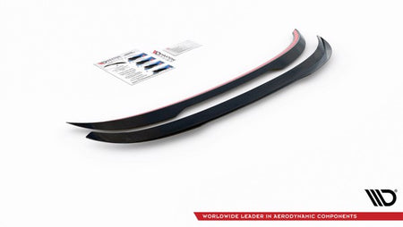 Maxton Spoiler Cap V.2 Volvo V70 Mk3 - Gloss Black