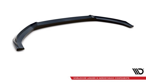 Maxton Front Splitter V.3 Audi S3 / A3 S-Line Sportback 8V Facelift - Gloss Black