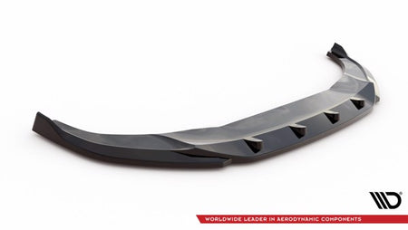Maxton Front Splitter V.1 Audi Q3 S-Line F3 - Gloss Black
