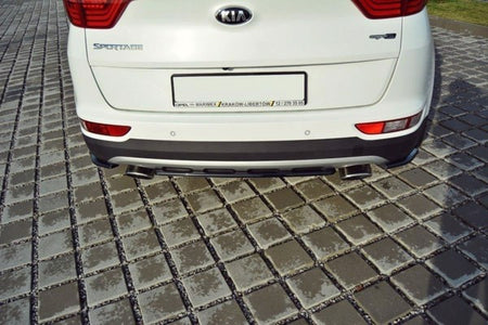 Maxton Rear Side Splitters Kia Sportage Mk4 Gt-Line - Gloss Black