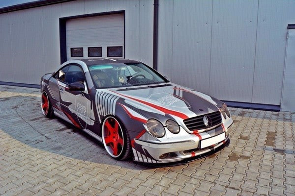 Maxton Front Splitter Mercedes Cl-Class C215 - Gloss Black