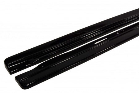 Maxton Side Skirts Diffusers Audi S5 / A5 / A5 S-Line 8T / 8T Fl - Gloss Black