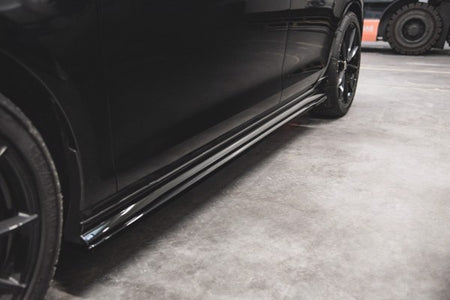 Maxton Side Skirts Diffusers VW Golf 7 Gti Tcr  - Gloss Black