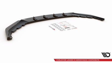 Maxton Front Splitter V.2 BMW 5 G30 Facelift M-Pack - Gloss Black