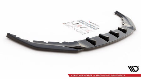 Maxton Front Splitter V.2 BMW 5 G30 Facelift M-Pack - Gloss Black