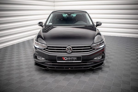 Maxton Front Splitter V.1 Volkswagen Passat B8 Facelift - Gloss Black