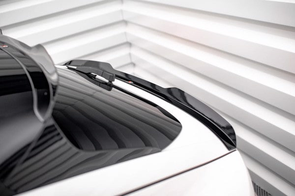 Maxton Lower Spoiler Cap Ford Mustang Mach-E Mk1 - Gloss Black