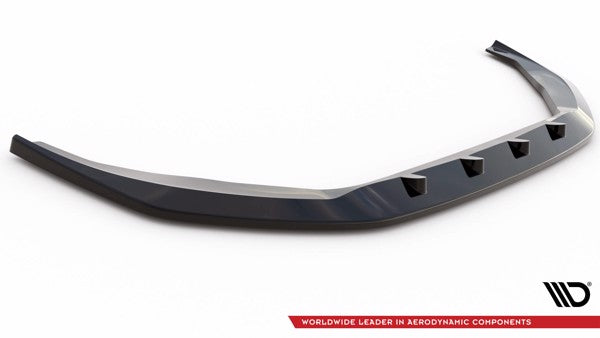 Maxton Front Splitter V.2 Audi S8 D5 - Gloss Black