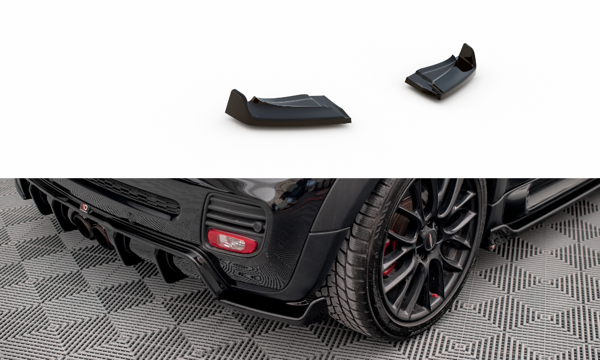 Maxton Rear Side Splitters V.3 Mini Cooper John Cooper Works R56 - Gloss Black