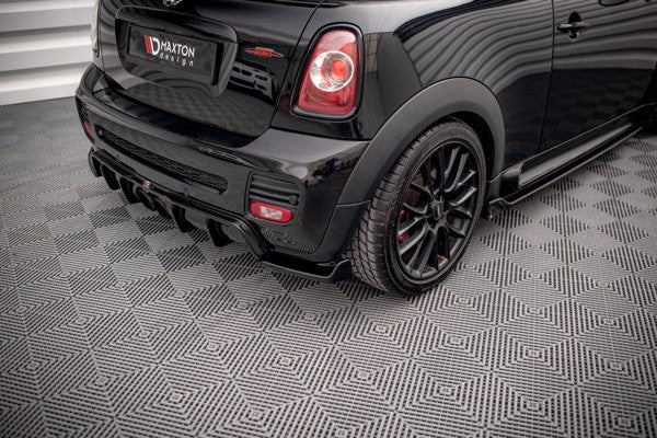 Maxton Rear Side Splitters V.3 Mini Cooper John Cooper Works R56 - Gloss Black