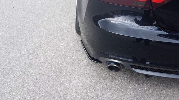 Maxton Rear Side Splitters Audi A7 Mk1 S-Line - Gloss Black