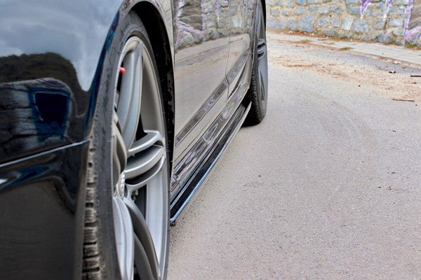 Maxton Side Skirts Diffusers Audi RS6 C6 - Gloss Black