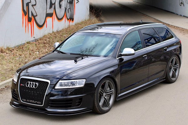 Maxton Side Skirts Diffusers Audi RS6 C6 - Gloss Black