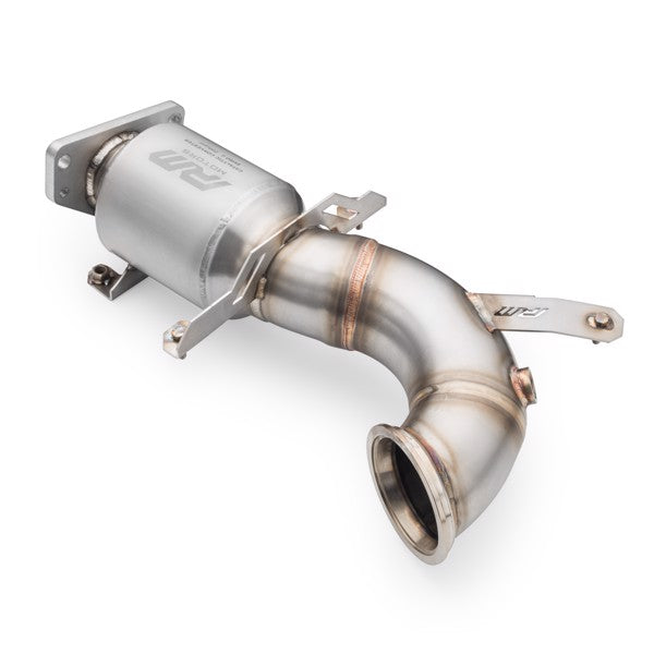RM Motors Downpipe Abarth 695 1.4T with EURO 4 catalyst Capacity - 200 cpsi