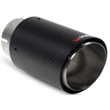 Scorpion Resonated Single 90mm Carbon Fibre Ascari Trim - VW UP